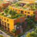 Blueprint for a sustainable urban redevelopment project, showcasing ...