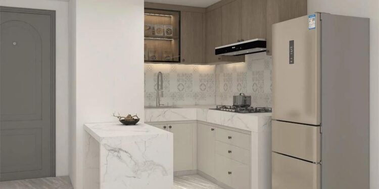 PA Cheap Ready Made Apartment Small Kitchen Layout Design Modern Made ...